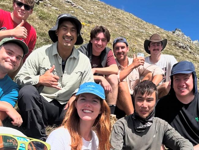 He was finally found by a group of hikers after he called out for help. Picture: Instagram/@joshua.dart.