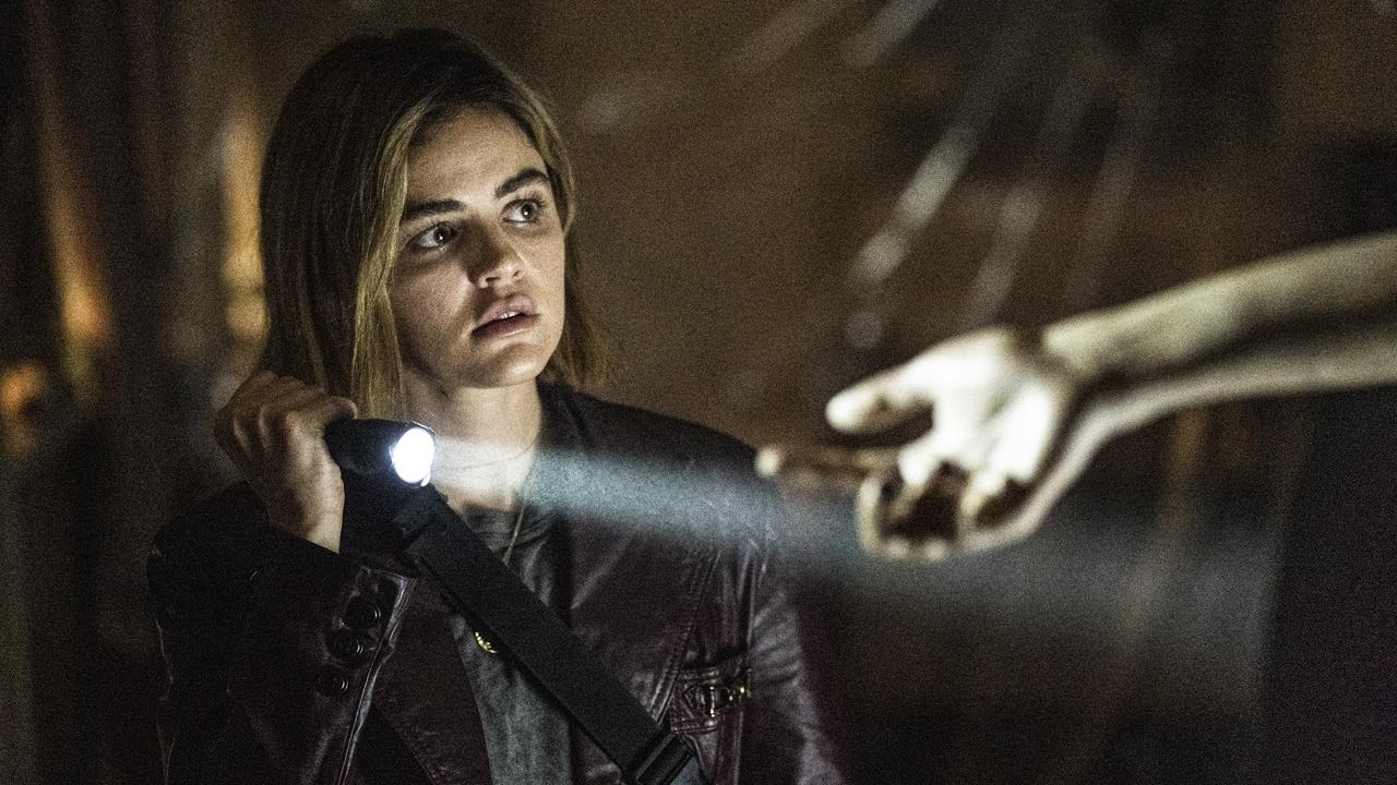 Lucy Hale as DC Lake Edmunds in the serial killer thriller Ragdoll. Photo Credit: Luke Varley/AMC