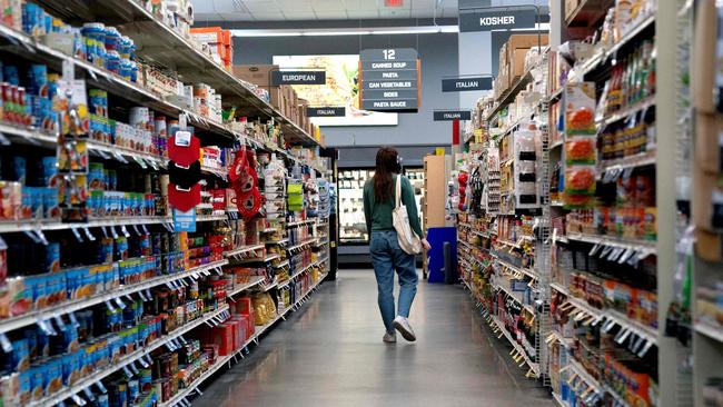 Americans paid more for fuel, food and other essentials last month amid an ongoing wave of record inflation. Picture: Stefani Reynolds/AFP