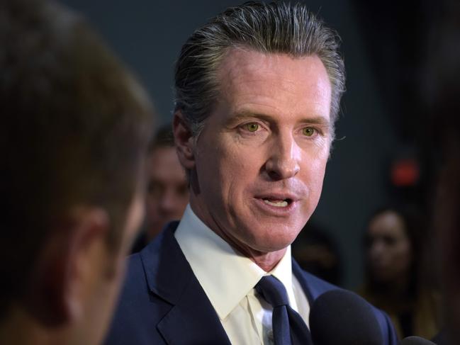 California Governor Gavin Newsom. Picture: AFP