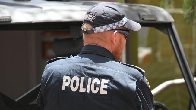Northern Territory Police in Alice Springs, Todd Mall. Picture: Gera Kazakov