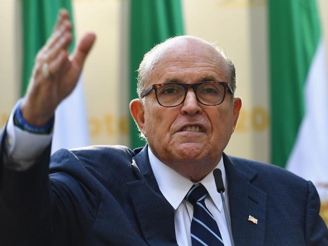 Rudy Giuliani, Former Mayor of New York City. Picture: AFP