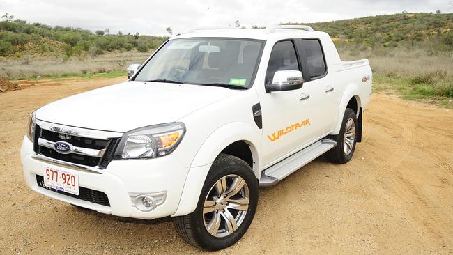 Ford’s Wildtrak – well, an older model and white version of the one we drove.