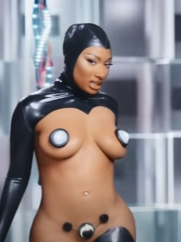 Megan bares almost all in the video for her latest single BOA.