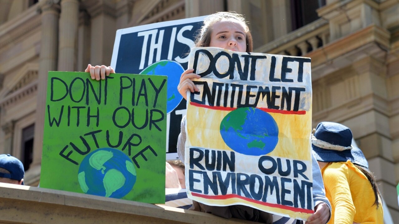 'I prioritise my future over anything': Student striker protests climate inaction