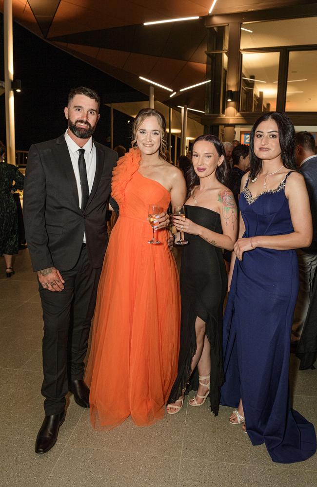 At the Business disAbility Awards of Australia are (from left) Jordan Gillespie, Kirralee Gillespie, Adriana Riley and Najat Khalil at Edmund Rice Cultural Centre, Saturday, May 17, 2025. Picture: Kevin Farmer