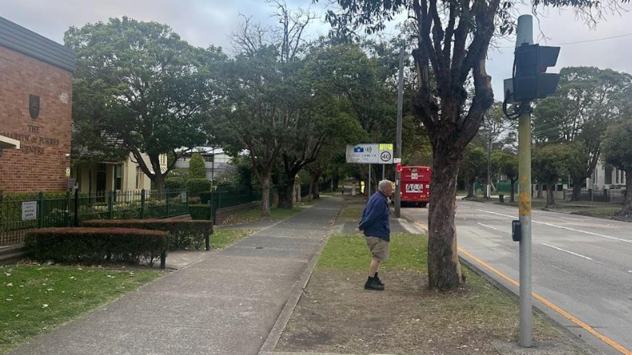 Supplied photos of a memorial that family members of Charlotte O'Brien placed outside of the Santa Sabina School. The school took the memorial down.