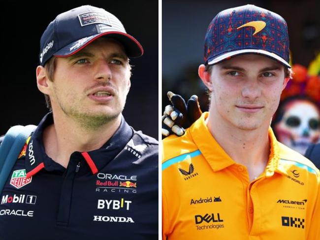 Max Verstappen and Oscar Piastri.