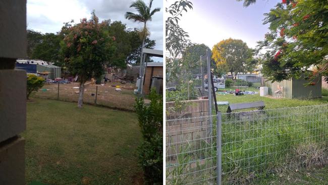 The yard of the Gracemere property.