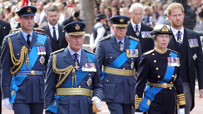 Queen Elizabeth II’s close family will attend a private burial after the televised state funeral on Monday. Picture: Chris Jackson/Getty Images