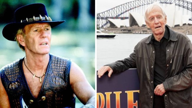 Paul Hogan, who took on the character of Mick “Crocodile” Dundee in his breakout role in the 1984 Aussie classic, walked the red carpet at the premiere of the 4K digital restoration of the film on Thursday evening. Picture: Supplied.