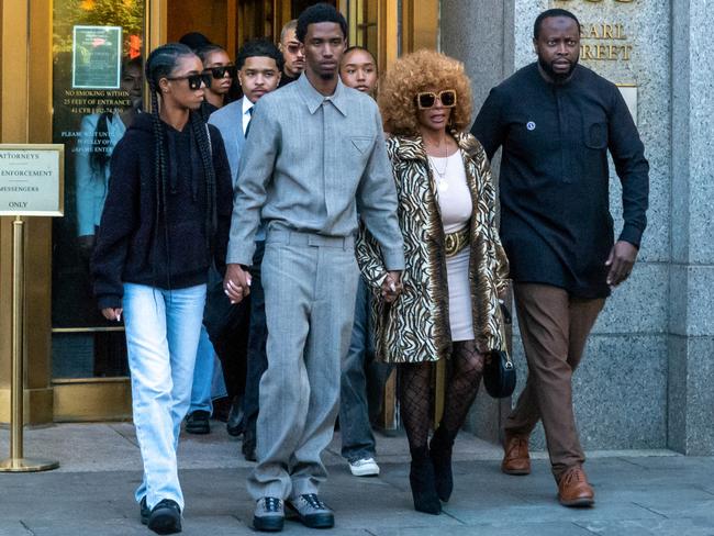 The Combs family departs from the Southern District of New York Federal Court after a pre-trial hearing for Sean 'Diddy' Combs. Prosecutors allege he is trying to create ‘narratives’. Picture: Getty Images