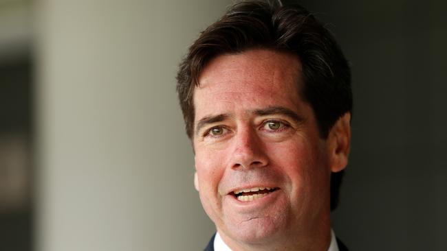 Gillon McLachlan was critical of Simon Goodwin’s behaviour. Picture: Getty Images