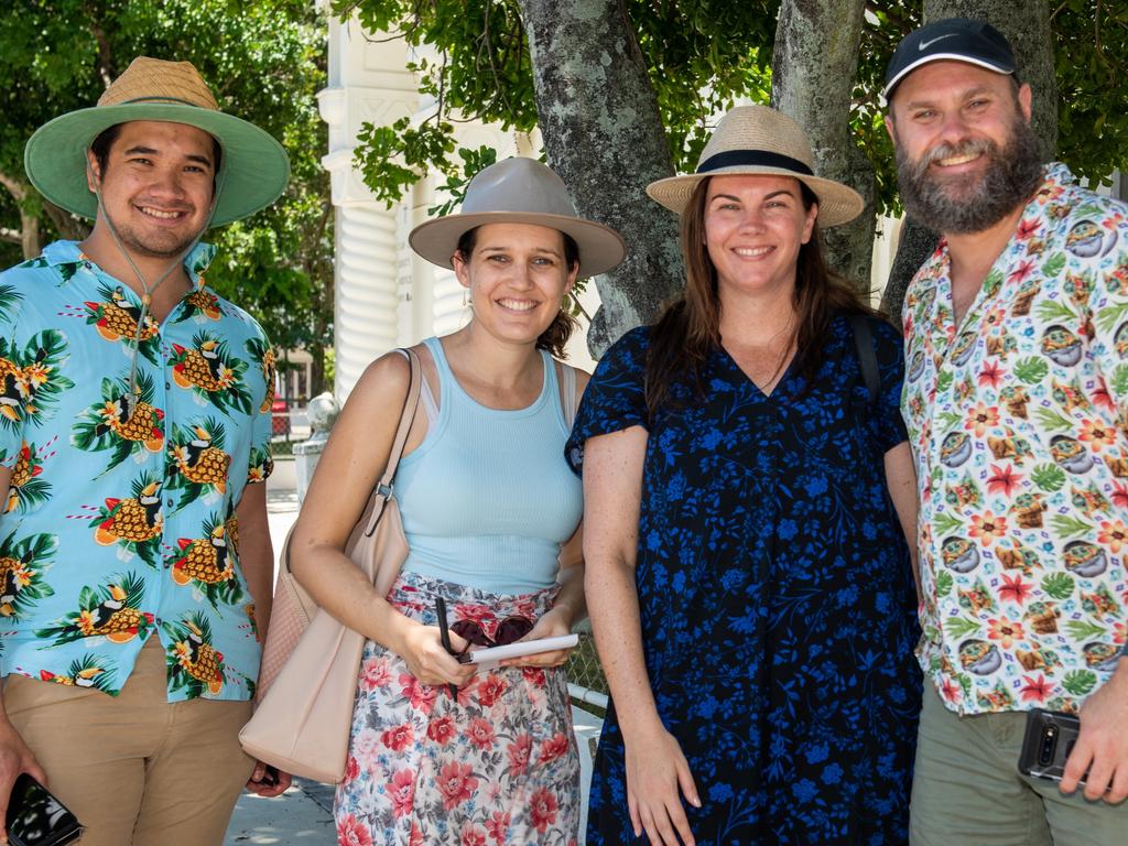 Rob Tily, Emma Williams, Cherise Ayling and Jonathon Trivett-Lyall at CSI Mackay CBD.Picture: Michaela Harlow