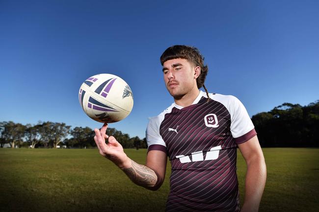 Queensland schoolboys star Zac Garton. Picture: Patrick Woods.