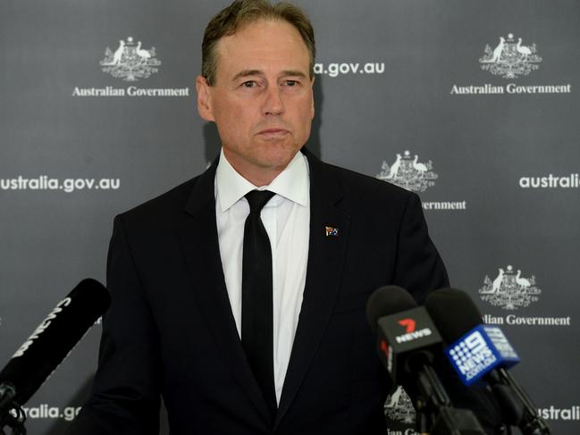 Health Minister Greg Hunt says Australia is “proceeding with an abundance of caution“ with the approval process of the Pfizer/BioNTech COVID-19 vaccine despite deaths in Norway. Picture: NCA NewsWire/Andrew Henshaw