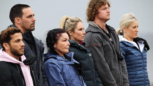 Schapelle Corby with fellow cast on SAS Australia. Picture: Nigel Wright