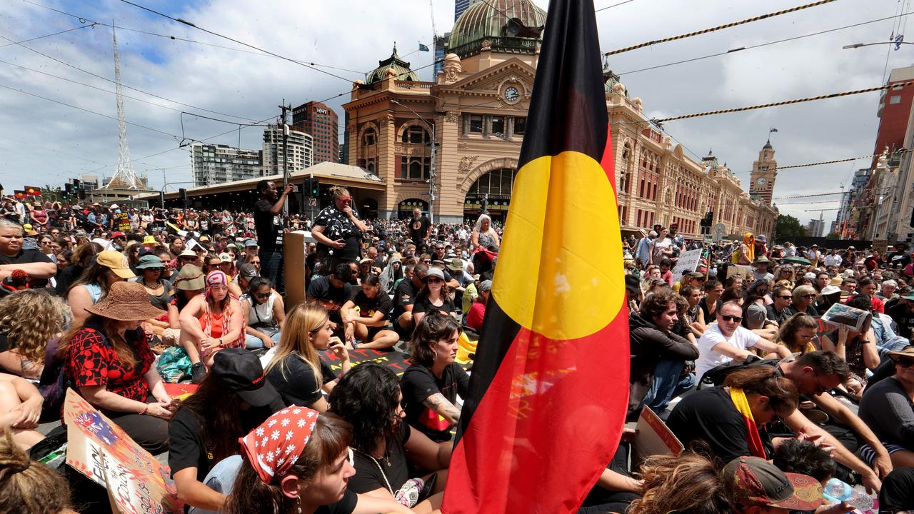 For Indigenous people, January 26 is not known as Australia Day, but as Invasion or Survival Day. Picture: David Geraghty/The Australian