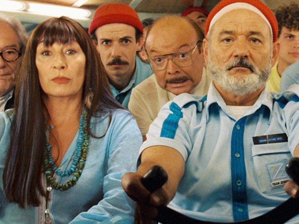 Anjelica Huston and Bill Murray in The Life Aquatic.