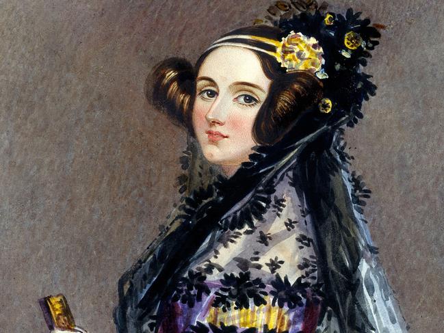 History. Mathematician Lady Ada King Countess of Lovelace in an 1840 portrait. Out of copyright