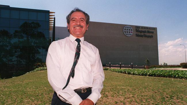 George Calvi at the Chullora newspaper plant.