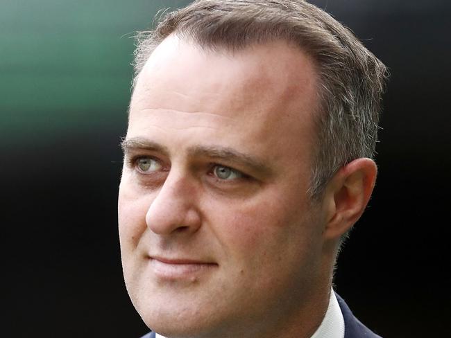 MELBOURNE, AUSTRALIA - MARCH 30: Member of the Australian House of Representatives Tim Wilson attends the state memorial service for former Australian cricketer Shane Warne at the Melbourne Cricket Ground on March 30, 2022 in Melbourne, Australia. Warne died suddenly aged 52 on Friday 4 March while on holiday in Thailand. (Photo by Darrian Traynor/Getty Images)