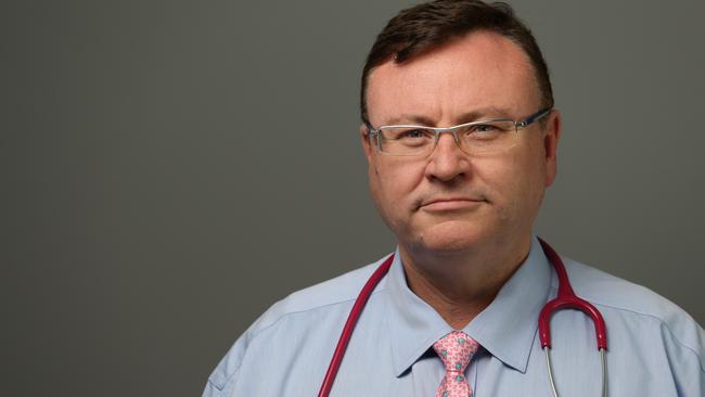 Clinical geneticist Stephen Withers at his Pindara Hospital Suite. Pic by Luke Marsden.