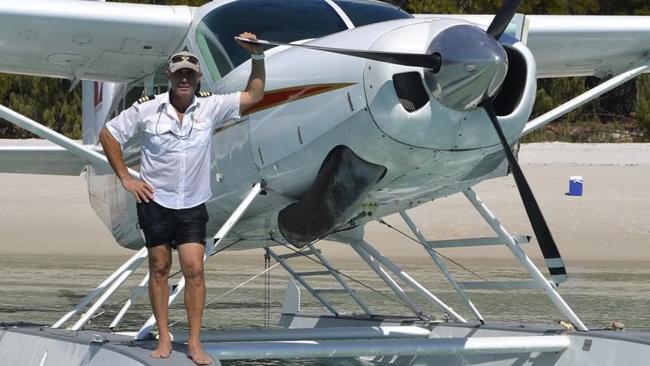 Muscat switched to flying sea planes after his unnerving close encounter. Picture: Supplied