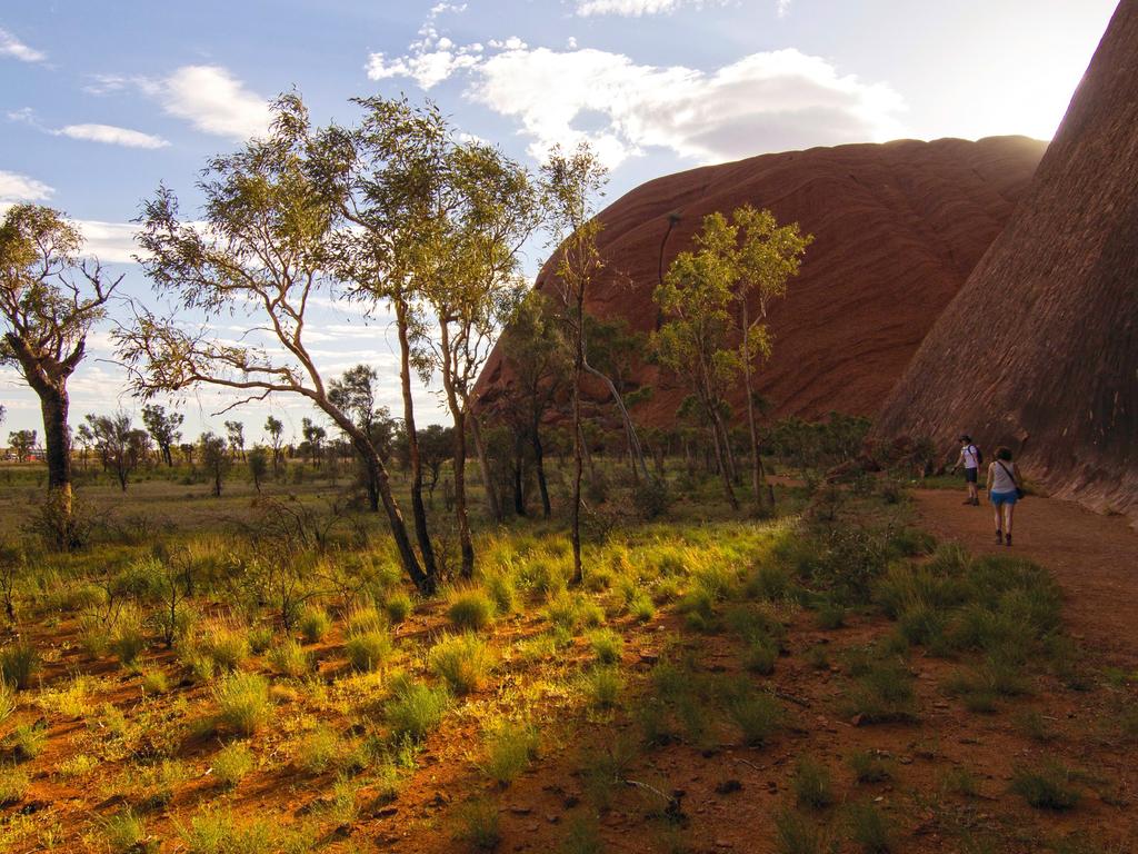 Once the ban is in effect, tourists will still be able to view Uluru, walk around the base and take cultural tours and dot-painting workshops. Picture: Tourism Australia