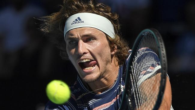 Alexander Zverev overcame a slow start to defeat Stan Wawrinka and secure a semi-final spot at the Australian Open. Picture: AP/Andy Brownbill