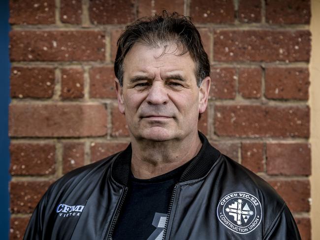 Wednesday August 24 2022 SA WEEKEND - John Setka. CFMEU leader John Setka pictured in Adelaide. Picture: Roy VanDerVegt