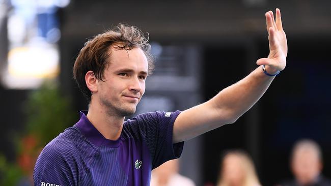 Russia’s world No.7 Daniil Medvedev will be allowed to compete in this year’s Australian Open but only as a neutral player. Picture: Getty Images