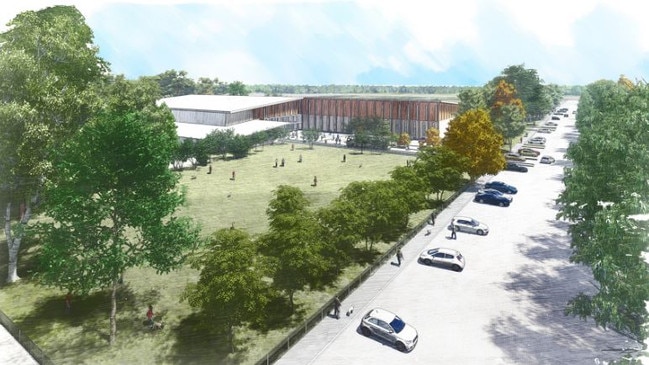 Artist's impression of the proposed stadium for McIver Reserve. Picture: Supplied