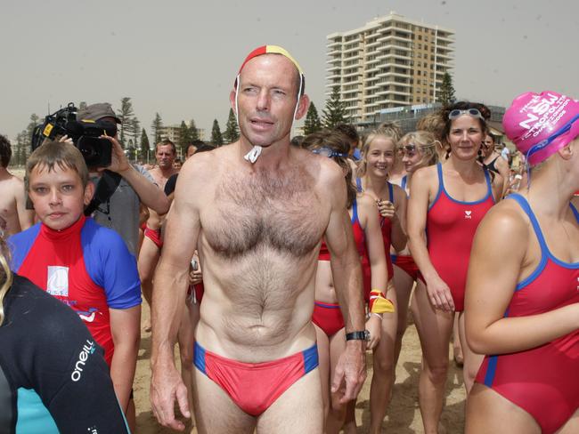 Tony Abbott on duty back in 2009.