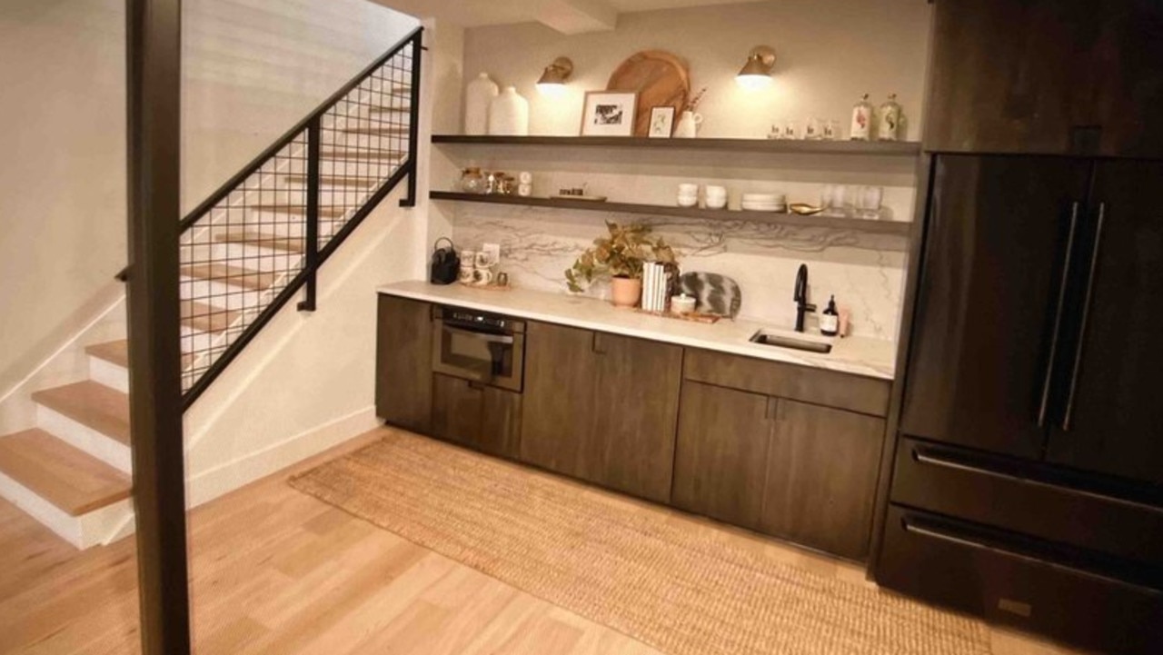 Using the same materials helps make the basement seem like an extension of the upstairs living space. Picture: HGTV