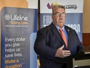 FUNDING: Lifeline Darling Downs CEO Derek Tuffield is pleased with the new three-year funding boost for domestic and family violence. Picture: Bev Lacey