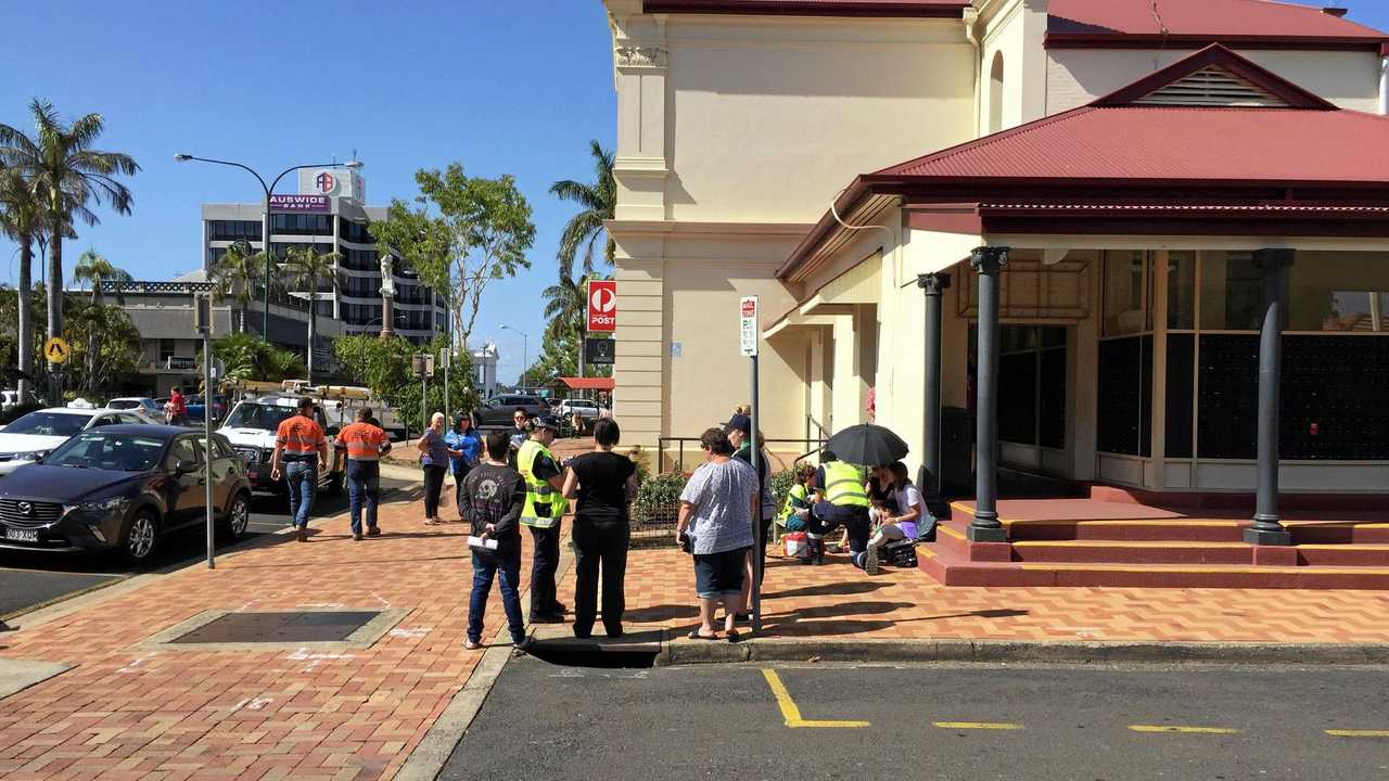 BREAKING: Pedestrian hit by car in Bundaberg CBD. Picture: Mike Knott