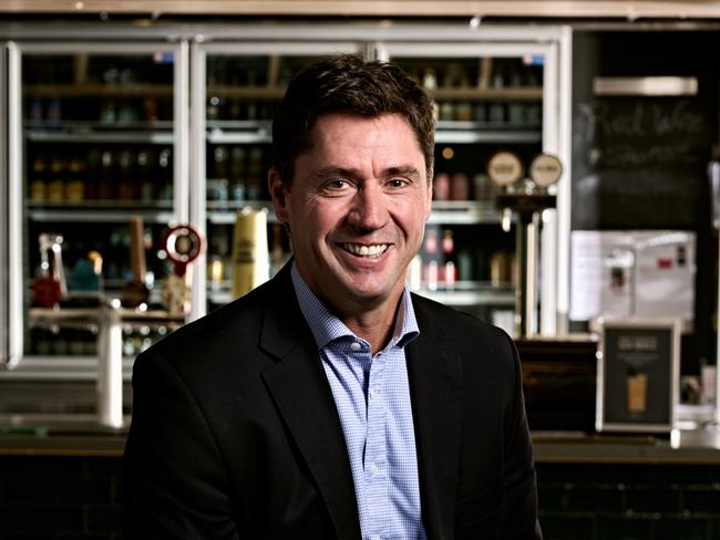 Portrait of Sam Fischer - CEO of Lion Co - Shot in the Lion Office / Bar in Sydney CBD - 28.07.2022 - Photo by Michael Quelch