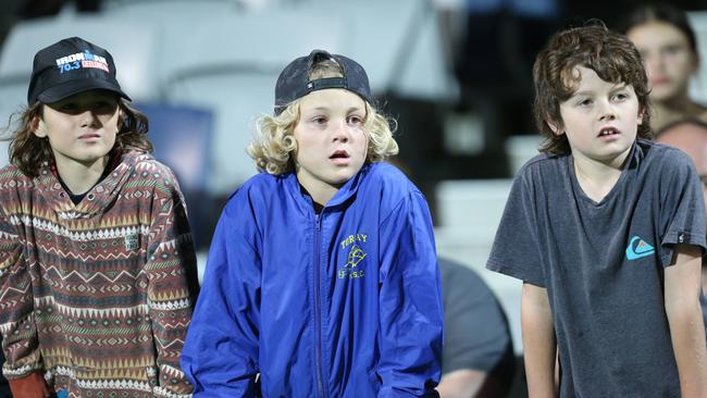 Nitro Circus at Kardinia Park on March 7, 2022. Stunts, crowd reactions, fireworks, plenty of colour. Picture: Mark Wilson