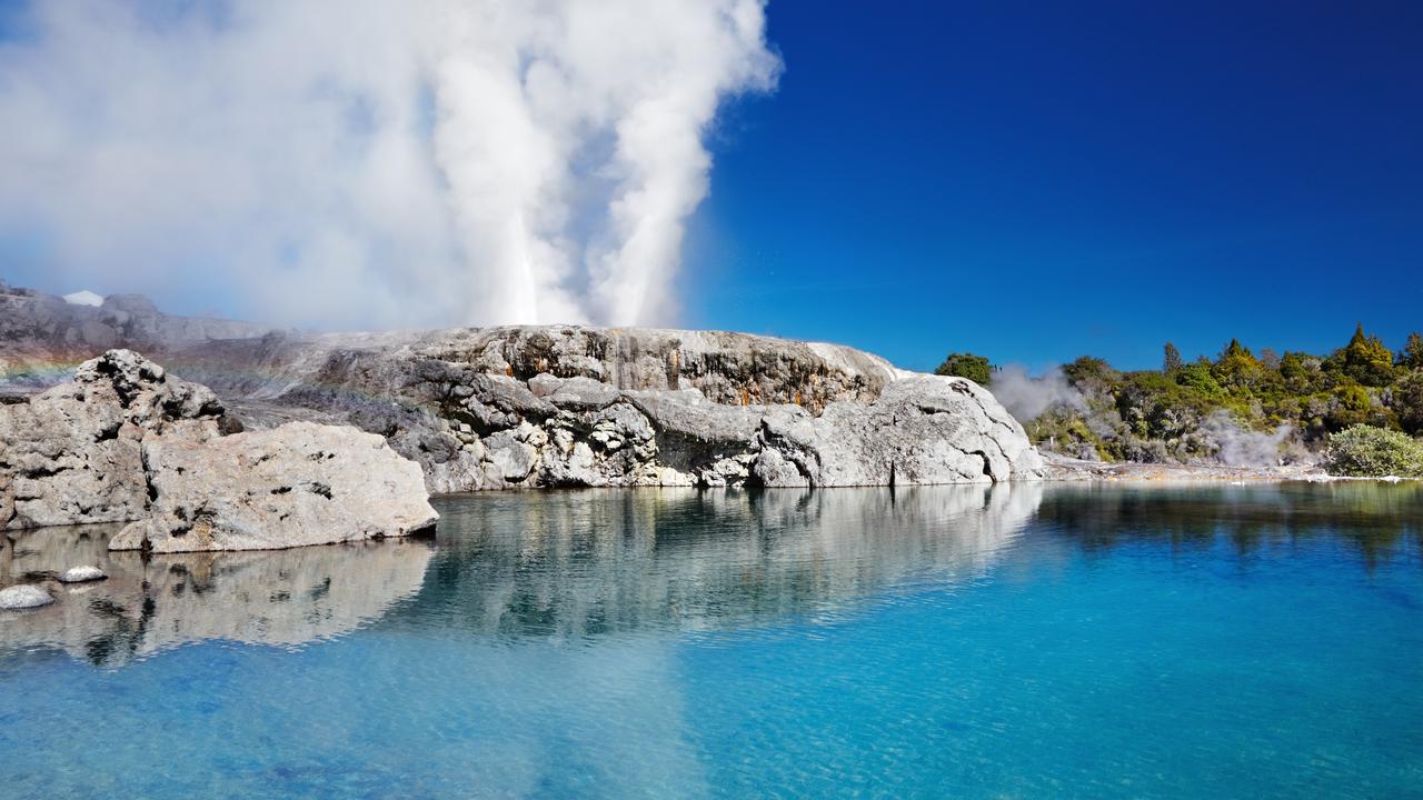 Rotorua Hot Springs In New Zealands North Island Herald Sun