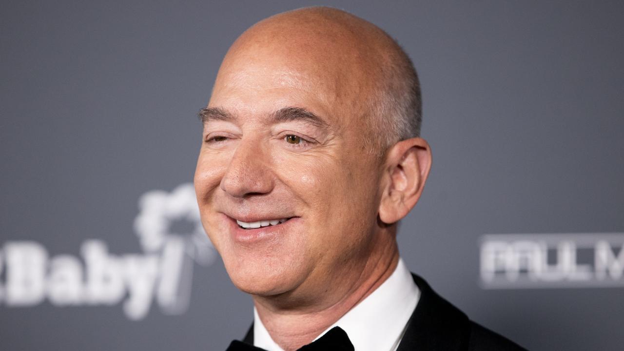 Amazon’s Jeff Bezos lags behind other rich-listers. Picture: Emma McIntyre/Getty Images