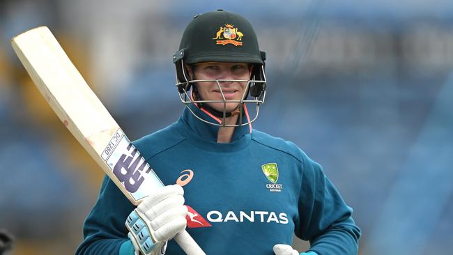 Australian batter Steve Smith on Tuesday. Picture: Getty Images