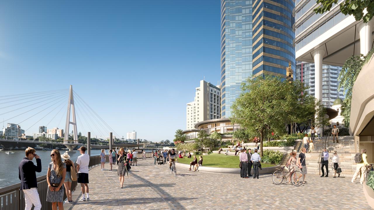 An artist's impression of the $2.5bn Waterfront Brisbane project.