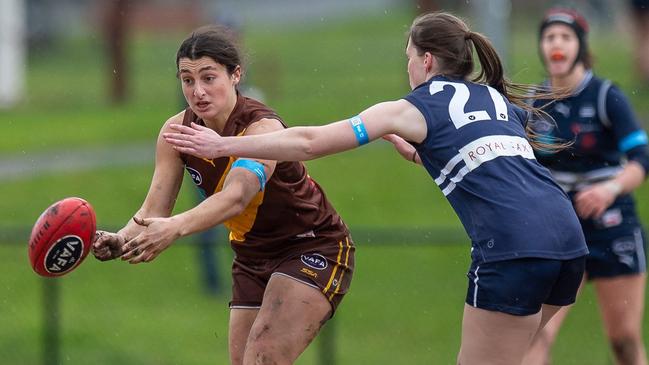 Kew midfielder Dakota Villiva won the women’s best and fairest. Picture: VAFA Media