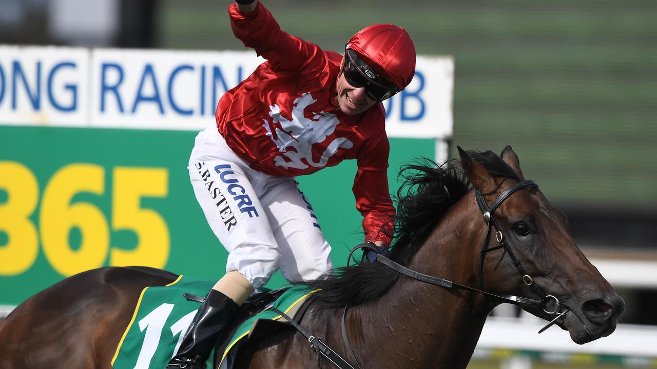 Stephen Baster has some good chances late in the day at Sandown Hillside. Picture: AAP 