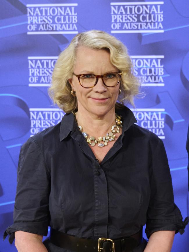 Laura Tingle at the National Press Club.