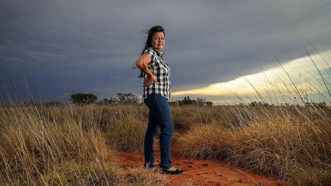 Sharon Westerman, on Njamal country near Port Hedland, says her experience illustrates why Aboriginal people rarely speak on royalty mismanagement. Picture: Colin Murty