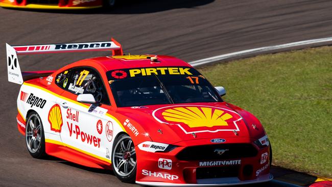 Scott McLaughlin is in line to become the first ever winner of the Darwin ‘triple crown’. Picture: Daniel Kalisz/Getty Images