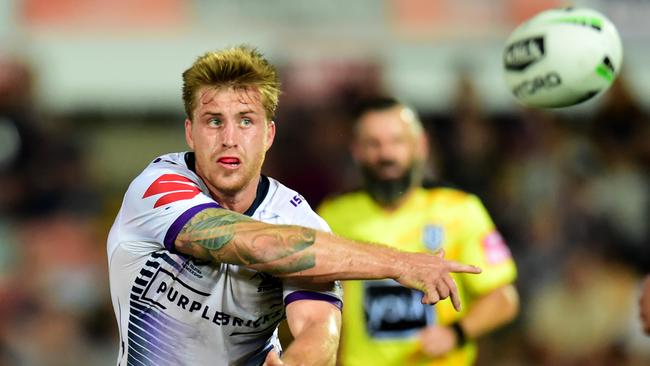 Cameron Munster is in the mix to captain the Maroons this year. Picture: Alix Sweeney