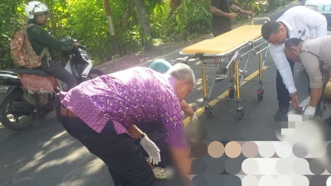 An Australian man has died in a horror hit and run accident on a remote road in Bali. Picture: Detik Bali